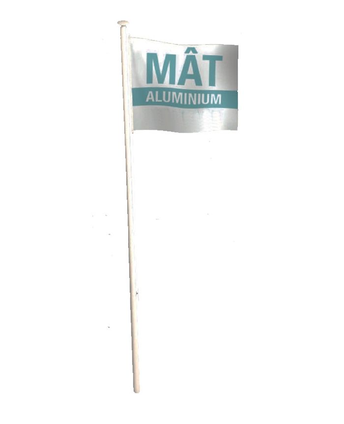 Mât en aluminium 6 m porte drapeau